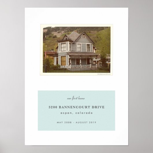 Onze eerste persoonlijke persoonlijke persoonlijke poster (Voorkant)