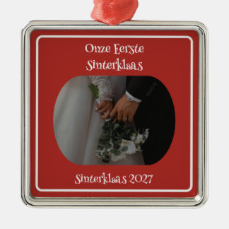 Onze Eerste Sinterklaas Ornament met Foto