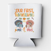 Onze eerste Thanksgiving, de heer en mevrouw Coupl Blikjeskoeler (Voorkant)