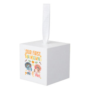 Onze eerste Thanksgiving, de heer en mevrouw Coupl Decoratie