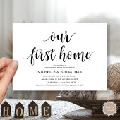 Onze eerste thuis Housewarming party uitnodigingsk Kaart