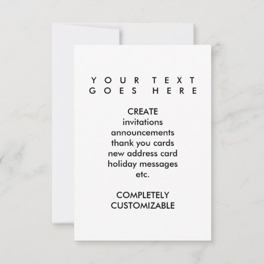 onze eerste thuiskomstdeur kaart (Achterkant)