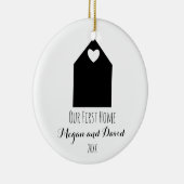 Onze eerste thuisversiering | Minimale en moderne Keramisch Ornament (Rechts)