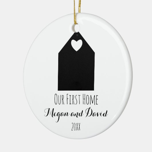 Onze eerste thuisversiering | Minimale en moderne Keramisch Ornament (Links)