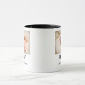 Onze eerste Vaderdag aangepaste foto Mok (Midden)