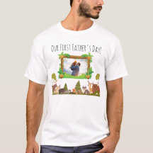 Onze Eerste Vaderdag Baby T-Shirt