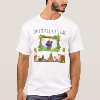 Onze Eerste Vaderdag Baby T-Shirt