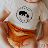 Onze eerste vaderdag Baby T-shirt