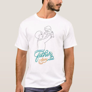 Onze eerste Vaderdag - bijpassende vader en Baby T T-shirt