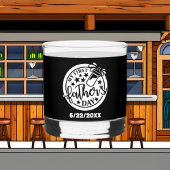 Onze eerste Vaderdag datum toevoegen Whisky Glas