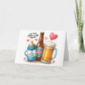 Onze eerste Vaderdag - Een proost op een nieuw beg Kaart (Voorkant)