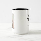 Onze eerste Vaderdag, eerste keer papa foto Mok (Midden)