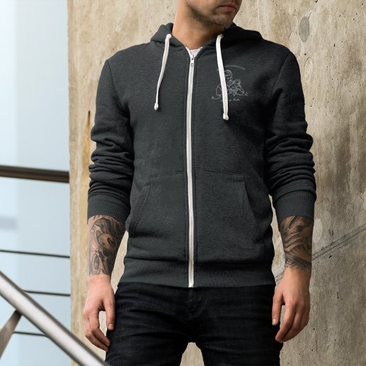 Onze eerste Vaderdag | Lijntekening Hoodie