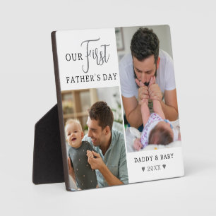 Onze Eerste Vaderdag Nieuwe Papa En Baby 2 Foto Fotoplaat