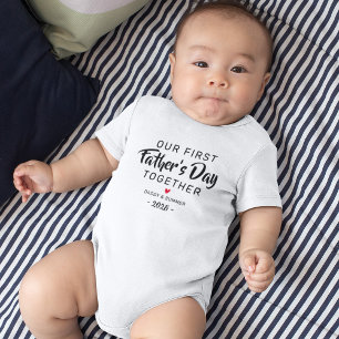 Onze eerste Vaderdag samen Baby-pak Romper