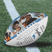 Onze eerste Vaderdag samen! Fotocollage American Football
