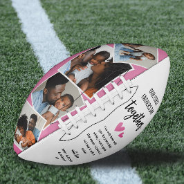Onze eerste Vaderdag samen! Fotocollage American Football
