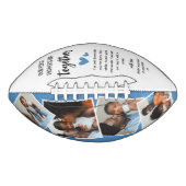 Onze eerste Vaderdag samen! Fotocollage American Football (Voorkant)