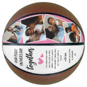 Onze eerste Vaderdag samen! Fotocollage Basketbal (Voorkant)