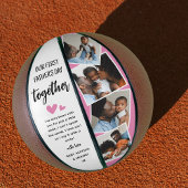 Onze eerste Vaderdag samen! Fotocollage Basketbal