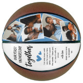 Onze eerste Vaderdag samen! Fotocollage Basketbal (Voorkant)