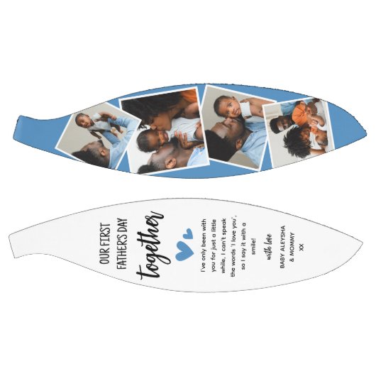 Onze eerste Vaderdag samen! Fotocollage Basketbal (Panelen)