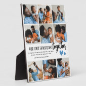 Onze eerste Vaderdag samen! Fotocollage Fotoplaat (Zijkant)