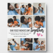 Onze eerste Vaderdag samen! Fotocollage Fotoplaat (Voorkant)