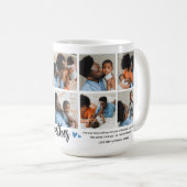 Onze eerste Vaderdag samen! Fotocollage Koffiemok (Voorkant rechts)