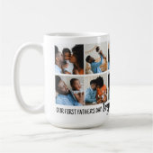 Onze eerste Vaderdag samen! Fotocollage Koffiemok (Links)