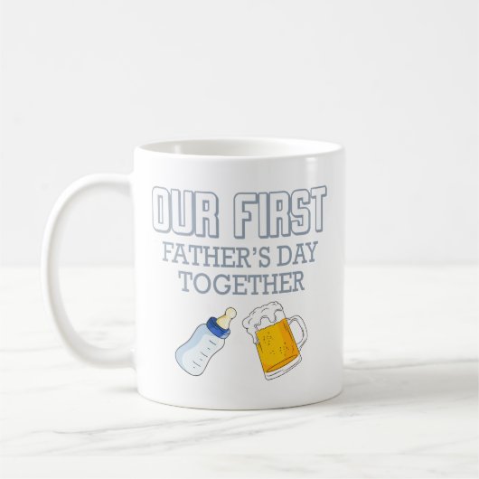 Onze eerste Vaderdag samen 👨‍👶❤️ Koffiemok (Links)