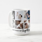 Onze eerste Vaderdag samen! Photo Collage-Mok Koffiemok (Voorkant links)