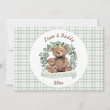 Onze eerste Vaderdag schattige Beren jongen