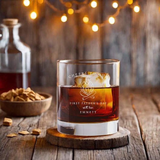 Onze Eerste Vaderdag Whisky Glas