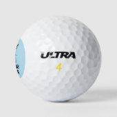 Onze eerste Vaderdag woordkunst Golfballen (Logo)