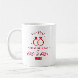 Onze eerste Valentijnsdag als meneer en mevrouw 20 Koffiemok