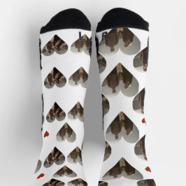 Onze eerste Valentijnsdag als Mr en Mrs Foto Sokken