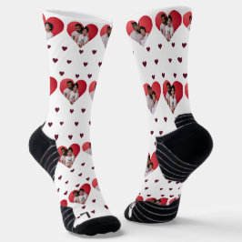 Onze eerste Valentijnsdag als Mr en Mrs Foto Sokken