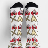 Onze eerste Valentijnsdag als Mr en Mrs Foto Sokken (Top)