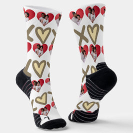 Onze eerste Valentijnsdag als Mr en Mrs Foto Sokken