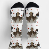 Onze eerste Valentijnsdag als Mr en Mrs Foto Sokken (Top)