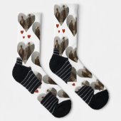 Onze eerste Valentijnsdag als Mr en Mrs Foto Sokken (Rechts)