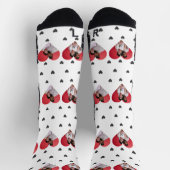 Onze eerste Valentijnsdag als Mr en Mrs Foto Sokken (Top)