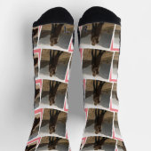 Onze eerste Valentijnsdag als Mr en Mrs Foto Sokken (Top)