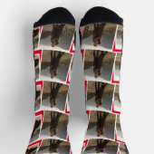 Onze eerste Valentijnsdag als Mr en Mrs Foto Sokken (Top)