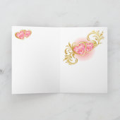 Onze eerste Valentijnsdag Feestdagen Kaart (Binnen)