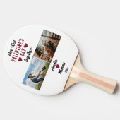 Onze eerste Valentijnsdag samen 2 Foto Tafeltennisbatje (Zijkant)