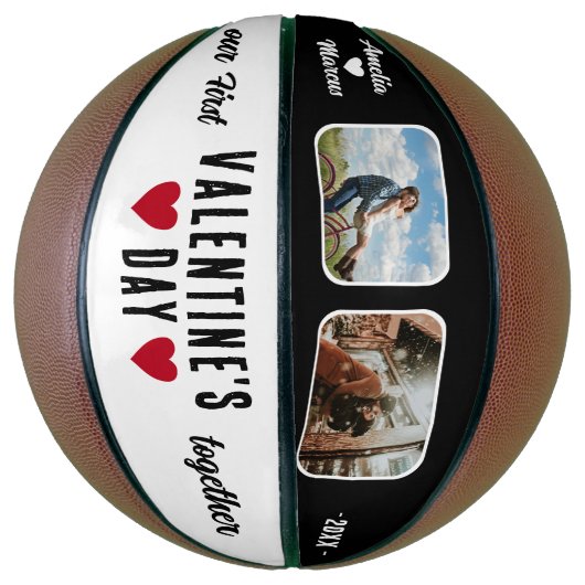 Onze eerste Valentijnsdag samen 2 Foto's Basketbal (Verticaal)