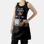 Onze eerste Valentijnsdag samen 2 foto's zwart Schort (Insitu)