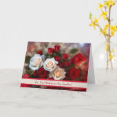 Onze eerste Valentijnsdag samen met Rozen Kaart (Gele Bloem)